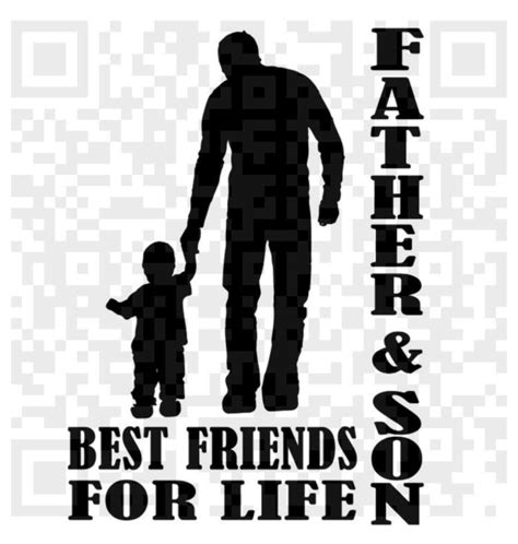 Download Free Father and son best friends for life Cut Images